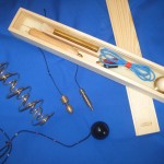 Dowsing pendulum and rod sets.post