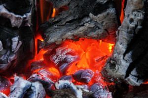 Burn Care Hot coals
